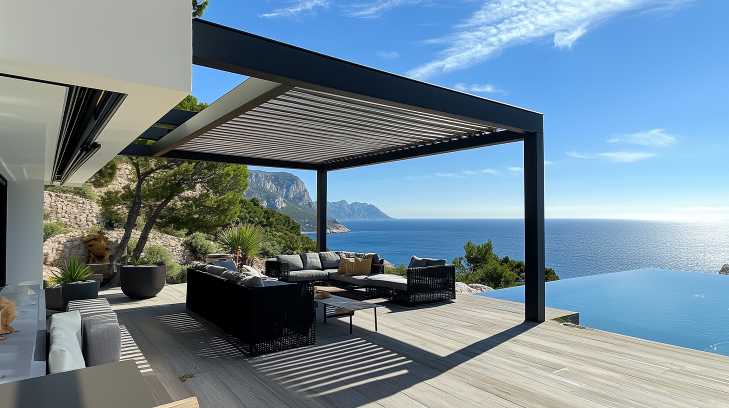 Luxa800 Slat System Free Pergola